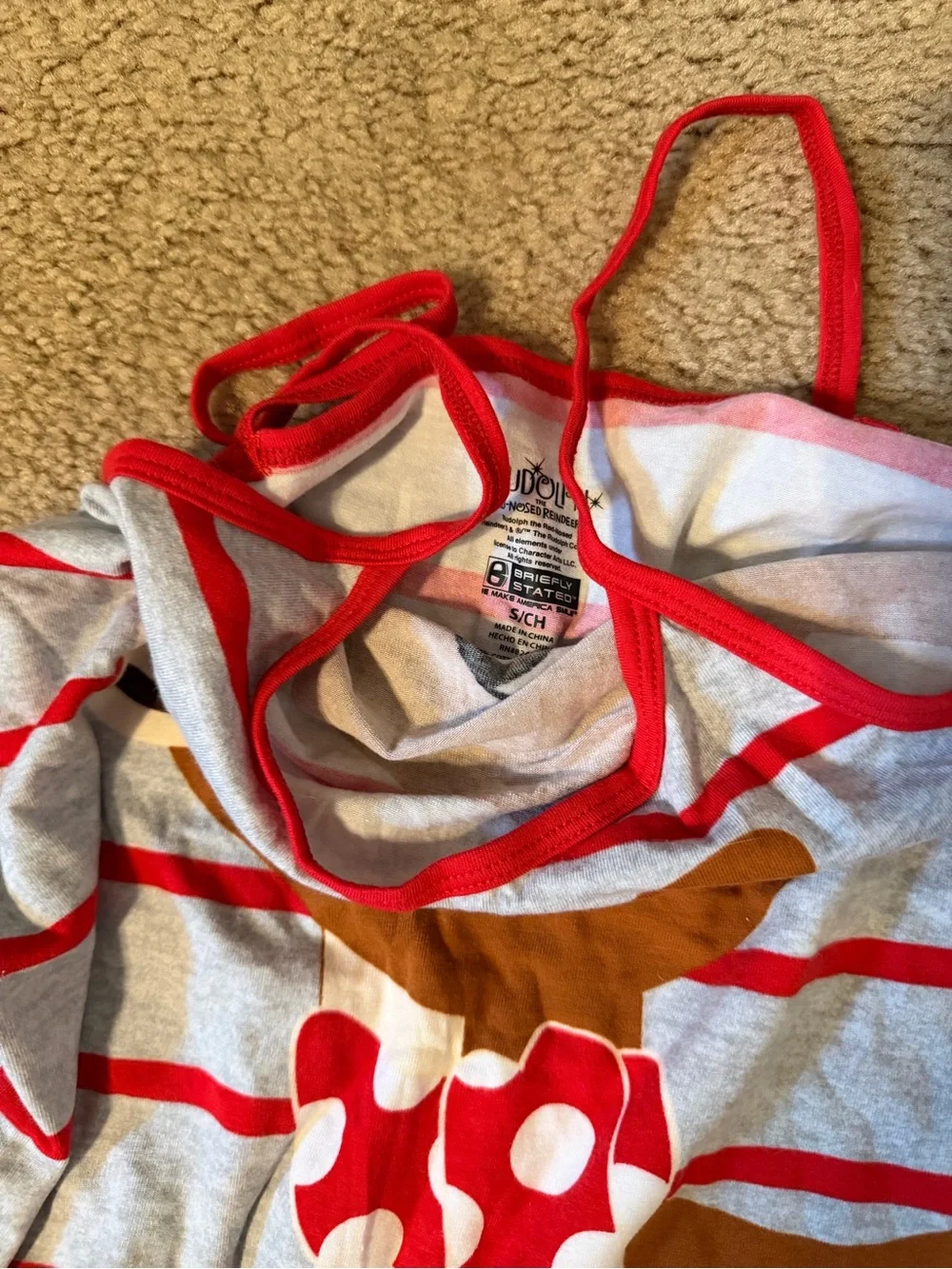 Rudolph matching cami/underwear set NWOT